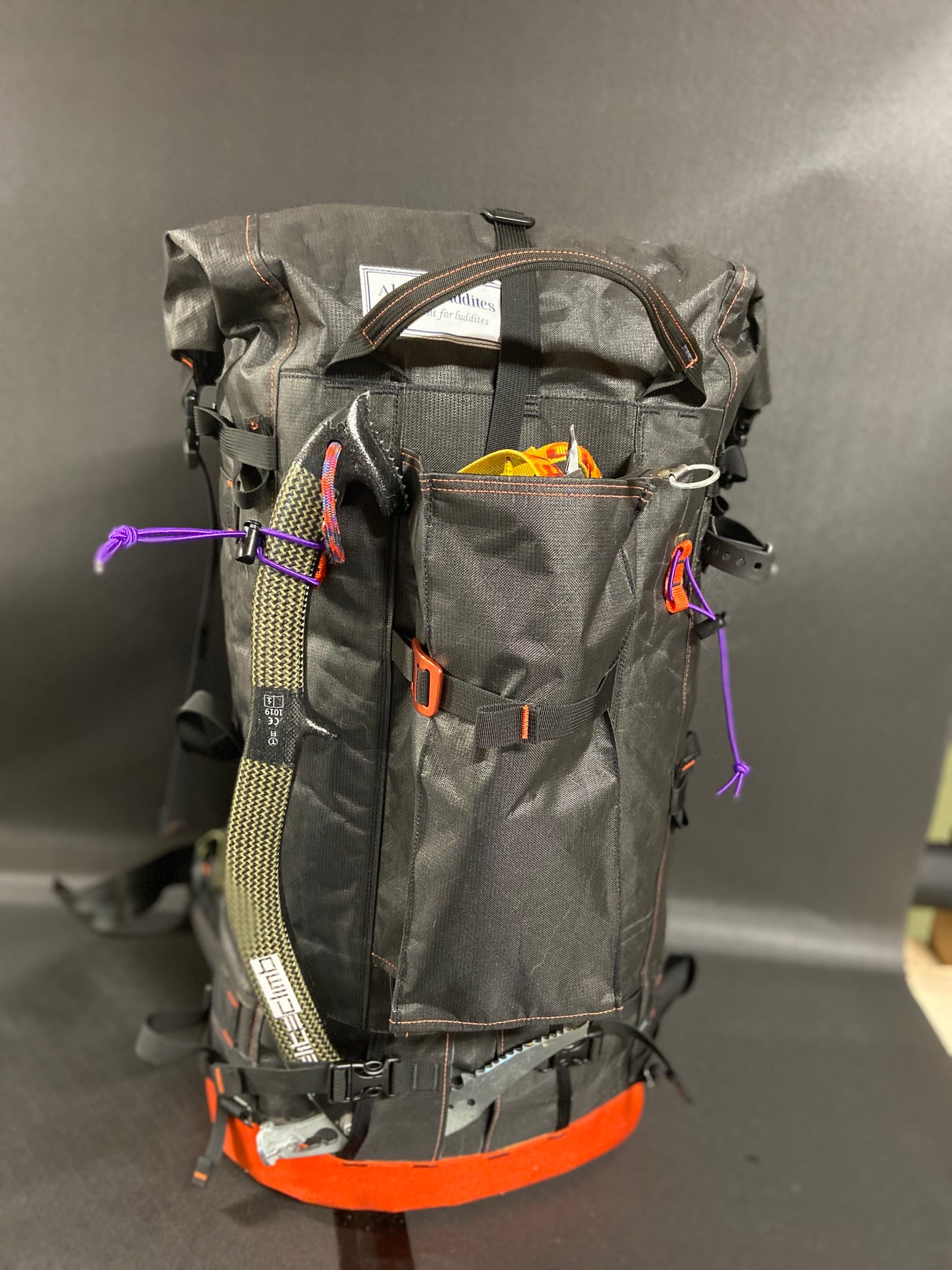 crampon front pocket