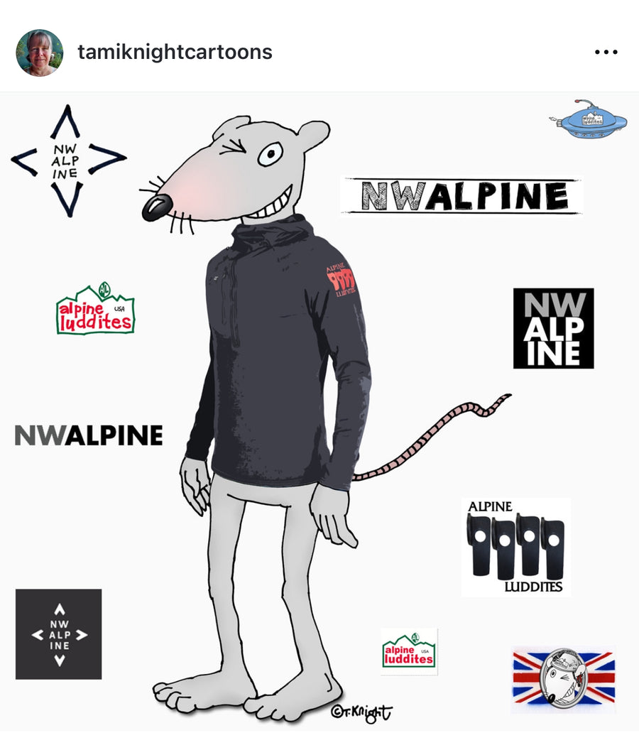 Alpine Luddites & NWalpine Black Spider hoody colab Preorder!! - Alpine Luddites