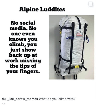 pack making class - Alpine Luddites