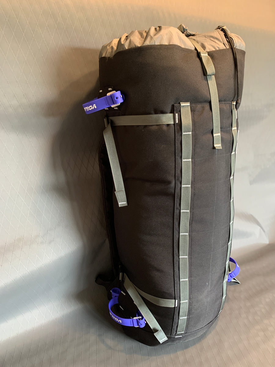 ski carry slots with voile straps - Alpine Luddites