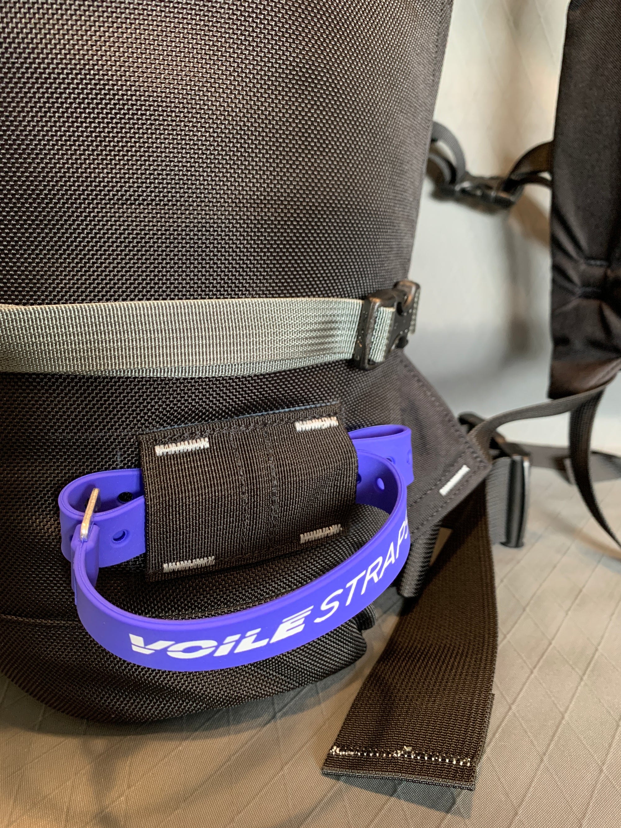 ski carry slots with voile straps - Alpine Luddites