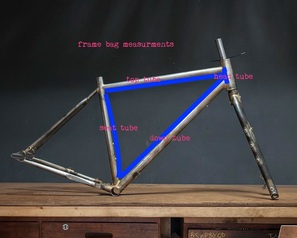 Custom Frame Bag-  Two Compartment - Alpine Luddites