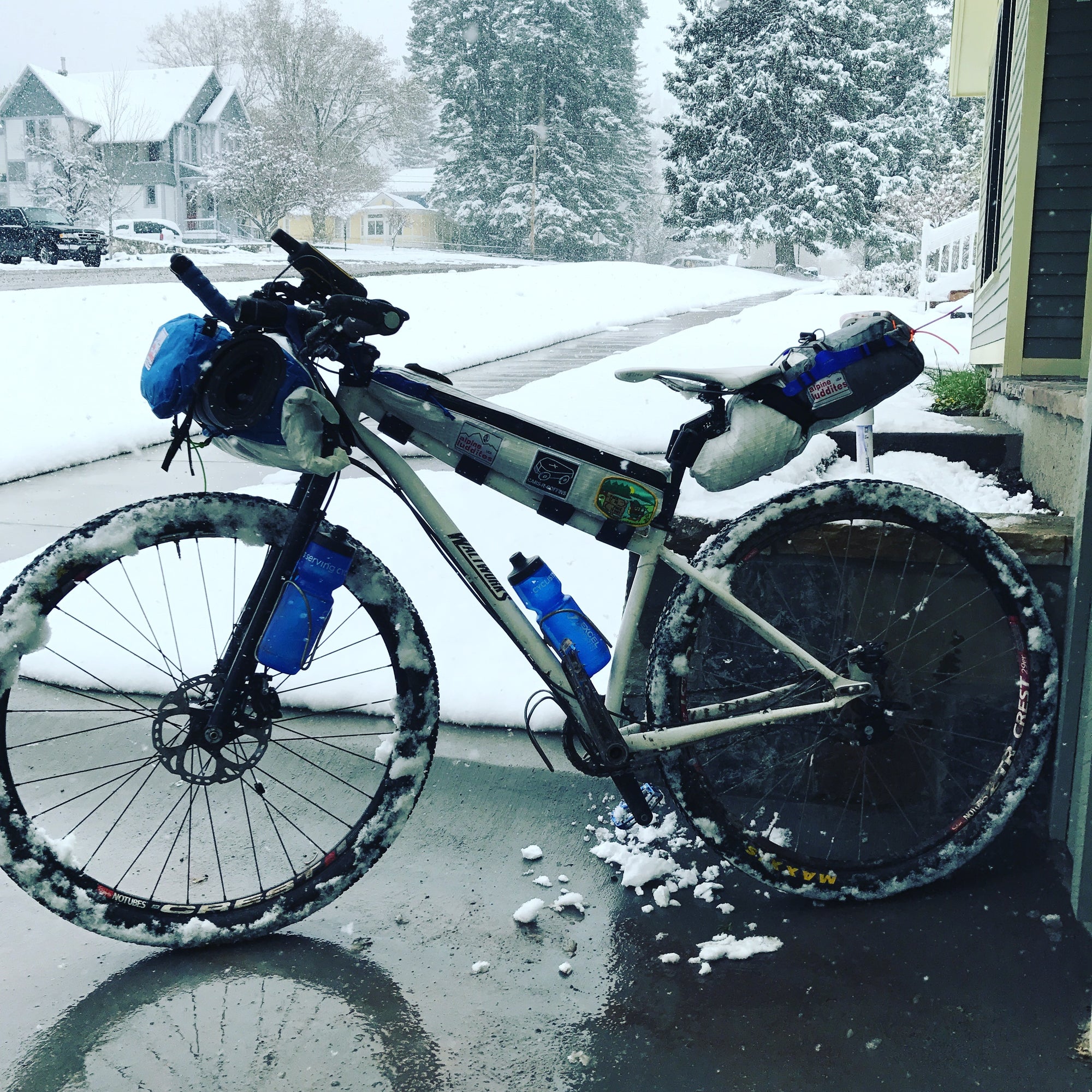 Custom Top Tube Bag - Alpine Luddites